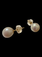 Japanese akoya pearl studs, 14KGF, SKU#Jakoya7