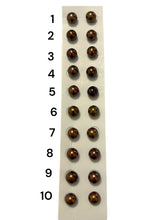 Chocolate Pearl pairs, 8mm - 9mm.SKU#Chocop1-Chocop10