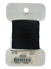 Nylon Bead Cord Brown Card