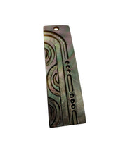 Rectangle carved mother of pearl, SKU#M34516