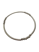 Sterling Silver stretchy tube bead bracelet, SKU#5014833675L