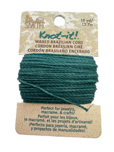 Waxed Brazilian Cord.