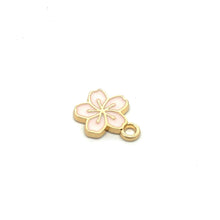 Stunning off white flower charm, SKU#M3102
