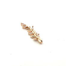 Gold leaf charm SKU#M3119