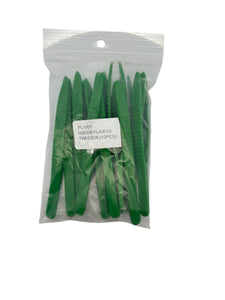 Green Plastic Tweezers