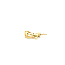 Gold plated mermaid tail nail with add on peg, SKU#M3733G