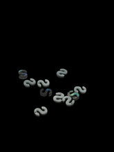 Abalone MOP letter pendant “S”