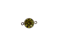 6mm 3A Cubic Zicronia Bezel Connector 
SKU#5005781M8