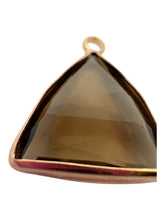 Light black triangle charm, SKU#M2151Lblack