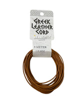 Rust Greek Leather Cord 1.5MM