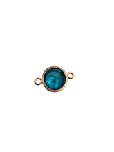 6mm, Rose Gold Filled, 3A, Cubic Zicronia Bezel Connector 
SKU#48057810M12