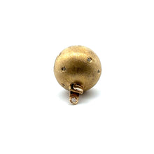 13mm Solid gold bead clasp with diamonds, SKU#A103M-L4