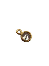 4mm, Gold filled , 3A, Cubic Zicronia Bezel 
SKU#5030DM4