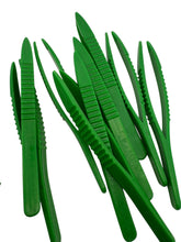 Green Plastic Tweezers
