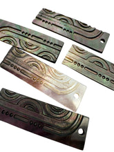 Rectangle carved mother of pearl, SKU#M34516