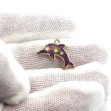 Dolphin Charm, Gold Plated, M3205