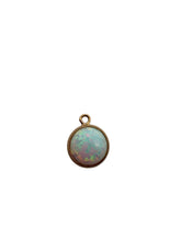 5mm white bello opal bezel drop