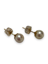 Japanese akoya pearl studs, 14KGF, SKU#Jakoya6