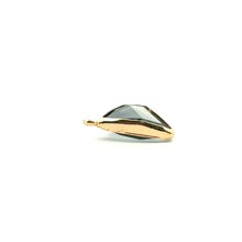 Black triangle shape crystal charm,SKU#M2151black