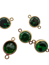 3mm, Gold filled , 3A, Cubic Zicronia Bezel Connector 
SKU#4030CM5