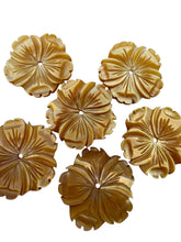 Yellow flower mother of pearl, SKU#M4612