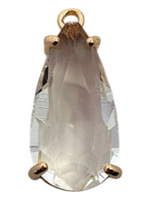 Clear tear drop crystal charm, SKU#M2152clear