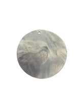 Round Mother of,Pearl carved flower. SKU#M4054