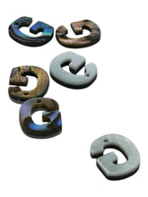Abalone MOP letter pendant “G”