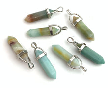 Amazonite Silver Plated Pendant Sku#M1434