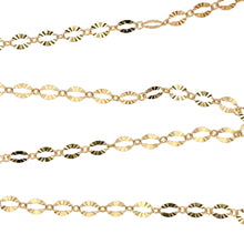 14KGF Starburst chain, SKU#SM1370SBSF