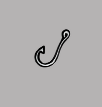 6mm fishing hook stamp, SKU#SC1519