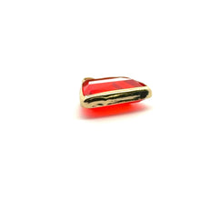 Red triangle shape crystal charm,SKU#M2151red