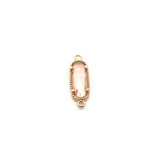 Pink Oval charm, SKU#M2167pink