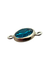 3mm, sterling silver , 3A, Cubic Zicronia Bezel Connector 
SKU#5030CM9