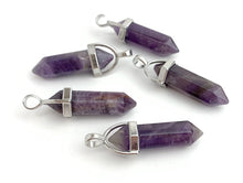 Amethyst Silver Plated Pendant Sku#M1436