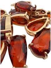 Champagne tear drop crystal charm, SKU#M2152champagne
