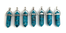Tianshan Blue Silver Plated Pendant Sku#M1417