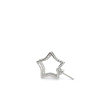 Silver plated star bail with add on Peg, SKU#M3725S