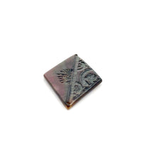 Carved Diamond Mother Of Pearl Shell, Sku#M2305