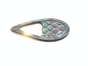 Mother of Pearl Carved Charm Sku#M3528