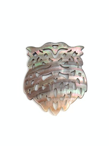 Mother of Pearl Owl Charm Sku#M542