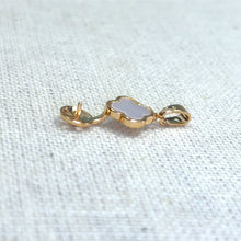 Clover With Pearl Cup Pendant, Pearl Gold Plated, M4415