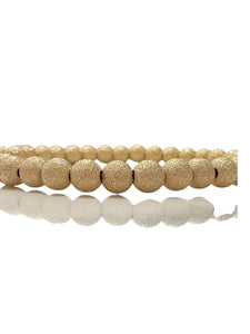 14KGF 7.0” stardust beaded stretchy bracelet, SKU#4014750SE70L