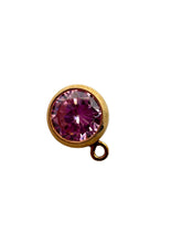 6mm, Gold filled , 3A, Cubic Zicronia Bezel 
SKU#4000059SDM10