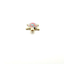Pink flower turtle charm, SKU#M3207