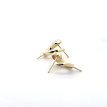 Gold plated earring, peg for for pearl, SKU#M3757G