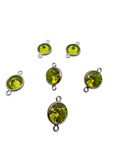 6mm 3A Cubic Zicronia Bezel Connector 
SKU#5005781M8