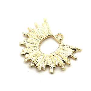 Gold shining light charm SKU#M3359