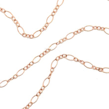 Rose Gold filled 2.3MM Tiny Oval Long & Short Chain, SKU#17SM801