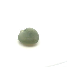 Jade heart shaped pendant #M2211